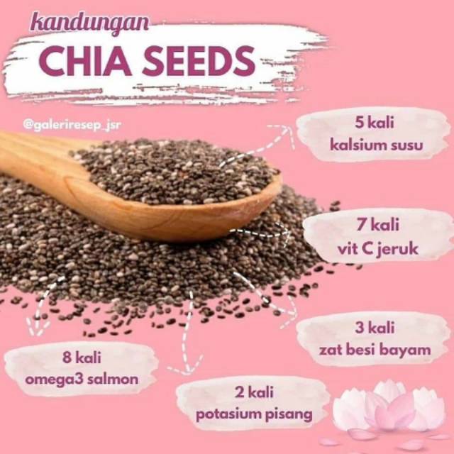 

Chia Seed MPASI Hitam 50grPremium Standard Organik