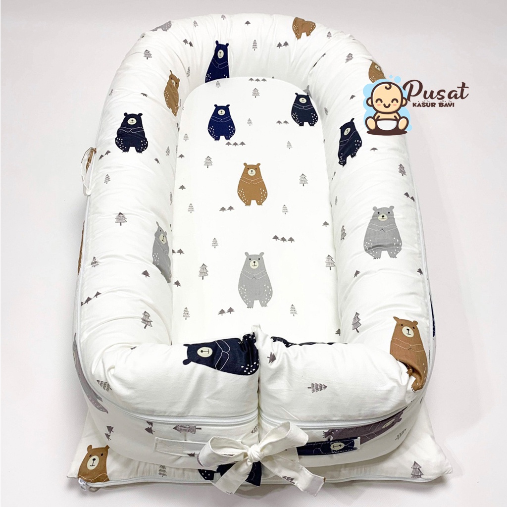 ( SARUNG BISA DI LEPAS ) KASUR BAYI BABY NEST SET BEDCOVER