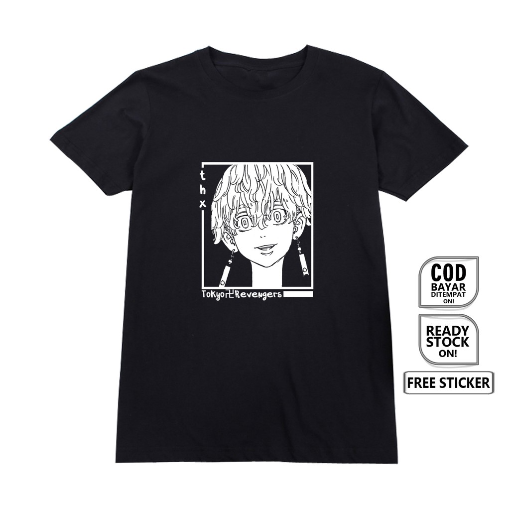 KAOS TOKYO REVENGERS IZANA KUROKAWA COSPLAY BAJU JEPANG CULTURE ANIME MANGA TENJIKU BLACK DRAGON TM