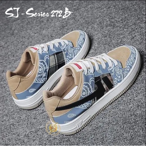 [JWALK] Sepatu Sneakers Pria Tali Rendah Casual Trendy Batik - 272 B