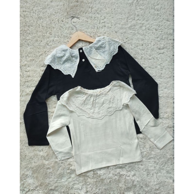 baju atasan blouse anak perempuan lengan panjang import premium