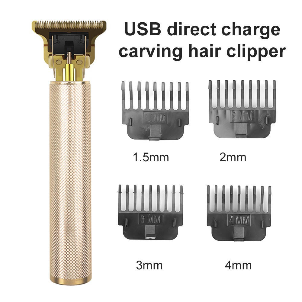 Alat Cukur Rambut Elektrik USB/Alat Cukur Elektrik Profesional Hair Trimmer Detailer   Cordless Hair Clipper  Alat Penata Rambut Untuk Pria