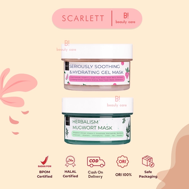 Scarlett Herbalism Mugwort Mask | Scarlett Seriously Soothing &amp; Hydrating Gel Mask