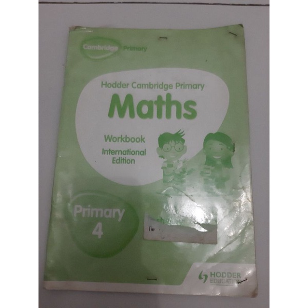 Buku Hodder Cambridge Primary Maths workbook 4