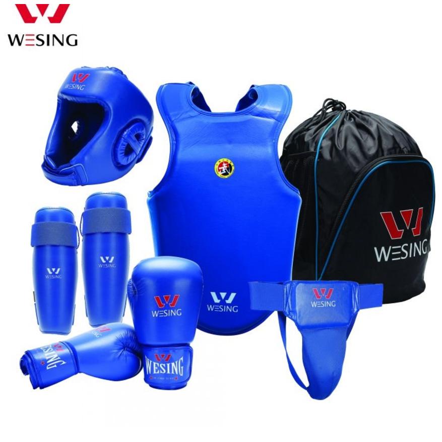 WESING WUSHU Sanda Gear Set - Putra(MALE) - RED/BLUE