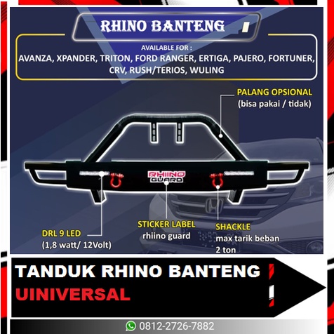 TANDUK RHINO BANTENG UNIVERSAL