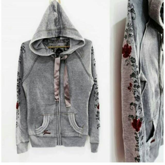 Jaket hoodie gues