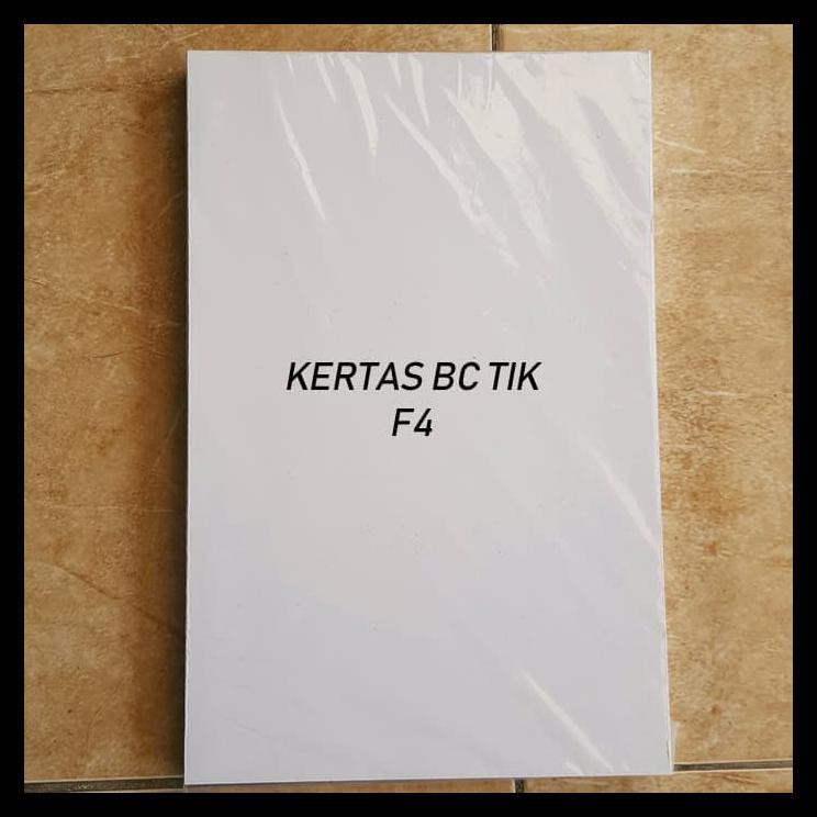 

READY STOK BC TIK F4 200 GSM PAKET ALAT TULIS MURAH