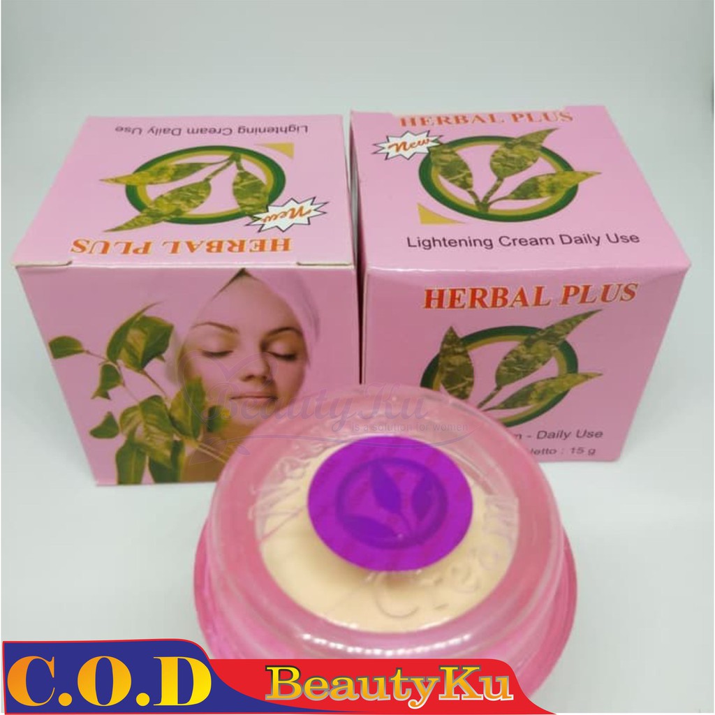 Cream Herbal Plus Cream Wajah Herbal Plus Original Bpom Asli 100 Shopee Indonesia