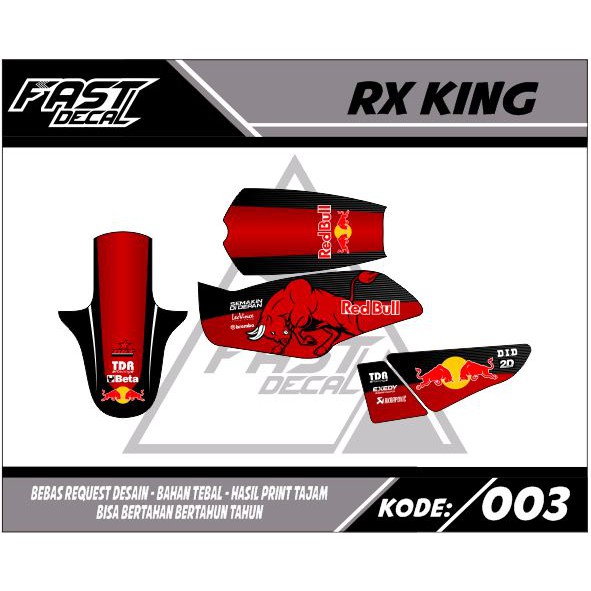 Decal stiker rx king 003