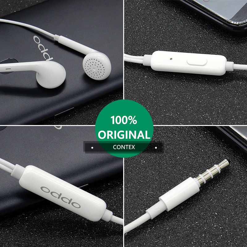 MH133 Headset Oppo MH133 / Jack 3.5MM Original 100% Earphone oppo Ori