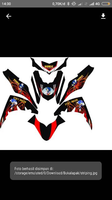 DECAL STIKER MIO M3 COSTUM bisa juga untuk semua motor seri 002