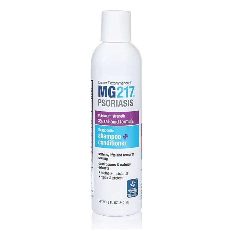 MG217 Psoriasis 3% Salicylic Acid Shampoo + Conditioner 240 ML