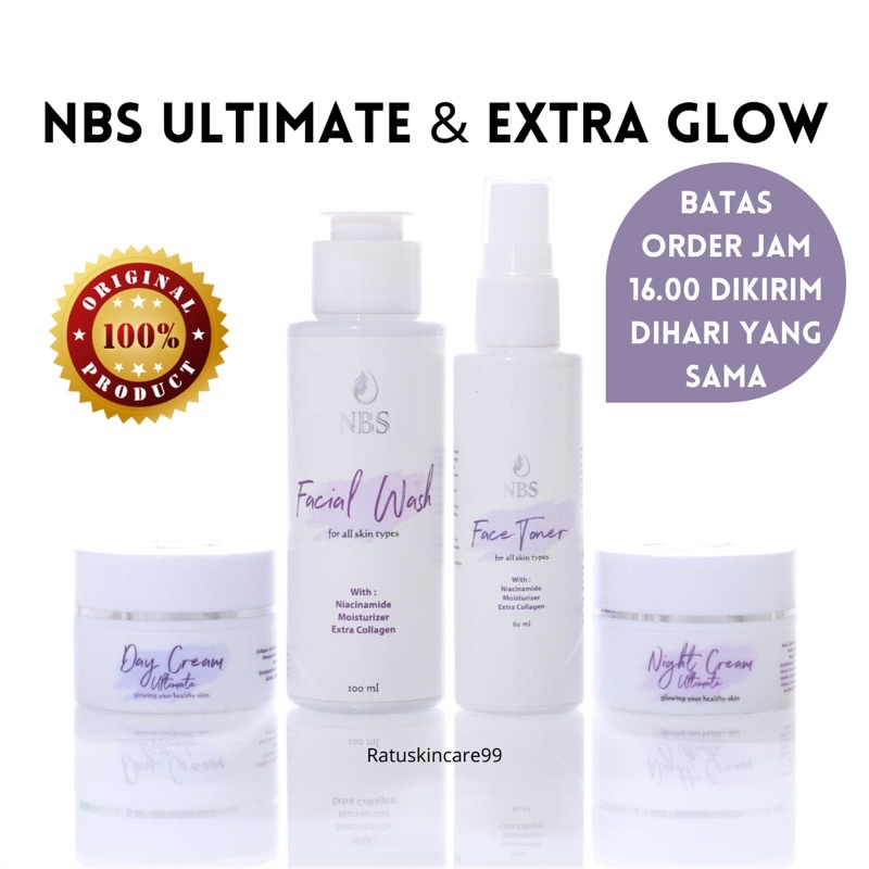 PROMO NBS SKINCARE EXTRA GLOW ULTIMATE ORIGINAL NBS EXTRA GLOW NBS ULTIMATE