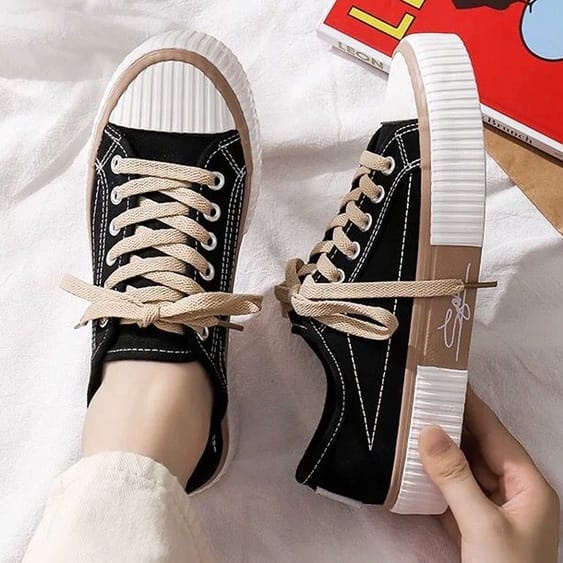 Sepatu Wanita Kanvas Gaya Korea AG15-8