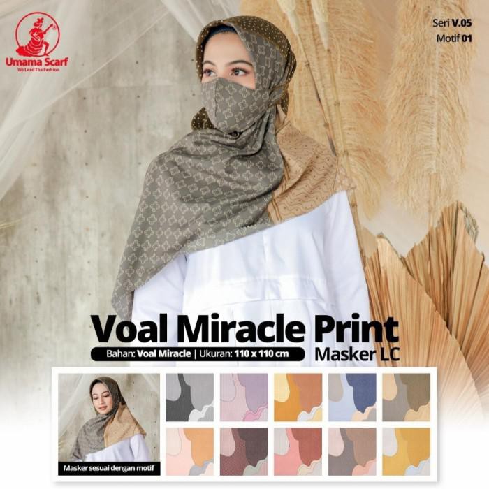 6.6 Voal Miracle Print Masker Premium