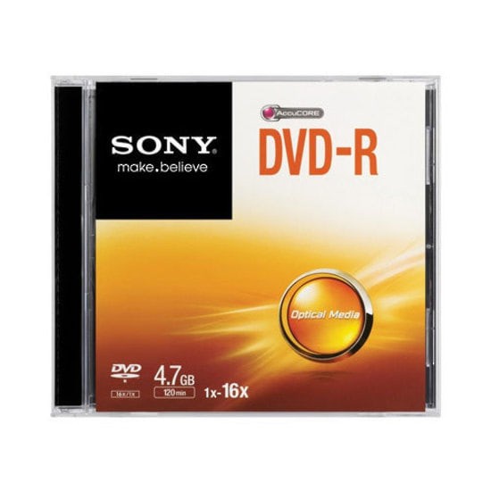 DVD-R Sony Single pack / DVD sony Slim case DVD R DVDR