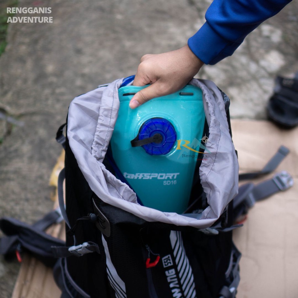 Water Bladder TAFFSPORT 2 LITER OMHAUQBL Kantong Air Minum Bersepda Waterbladder Hiking