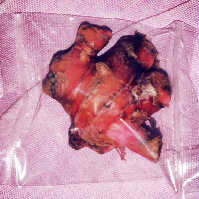

Jahe merah 5 gram untuk wedang uwuh
