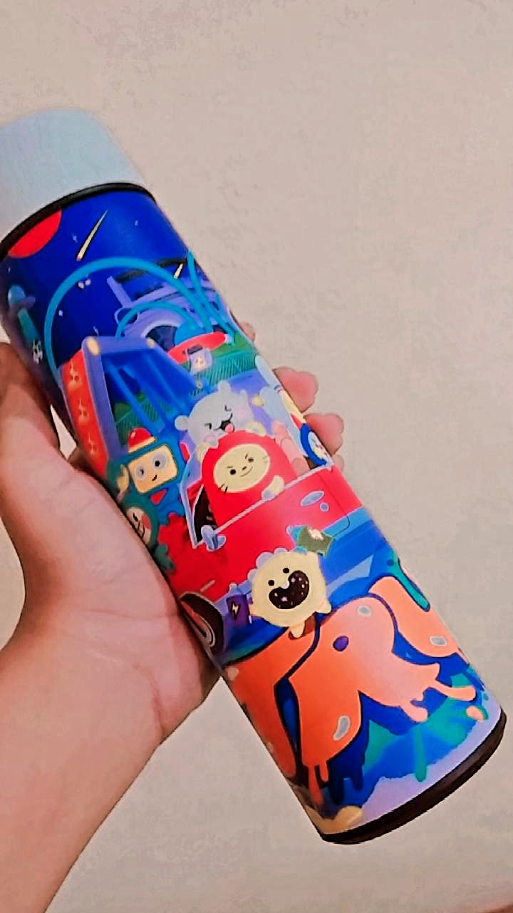 Tumbler Custom Botol Minum Termos Stainless 500ml - Tumbler Print Uv