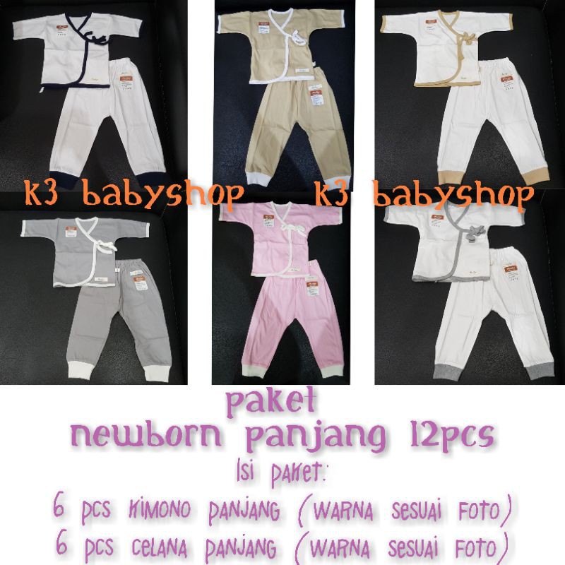 Paket Baju Bayi Newborn Aerilyn 0-3bln baju kimono bayi piyama anak newborn gift set kado lahiran