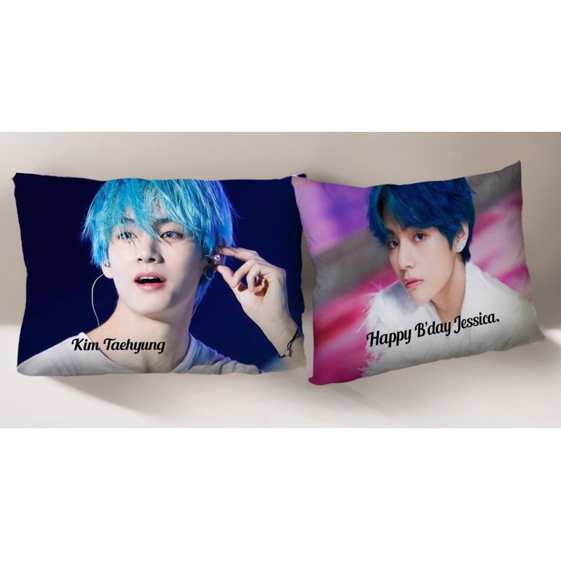 (SEHARI JADI) BANTAL FOTO KIM TAEHYUNG ARTIS KOREA CUSTOM WAJAH FOTO HADIAH KADO KIK TAEHYUNG BTS