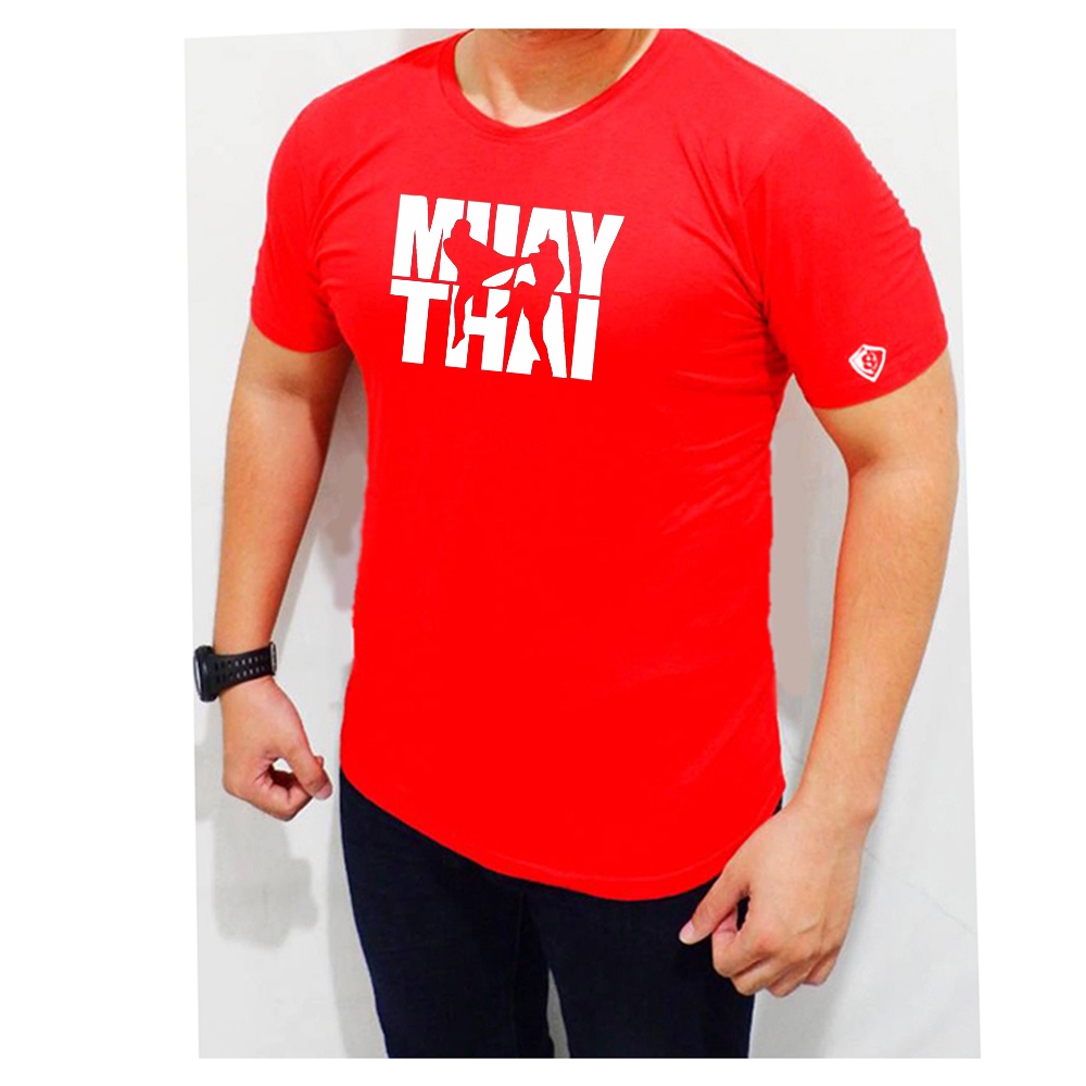 Baju Kaos Gym Muaythai Musclefit Setrit