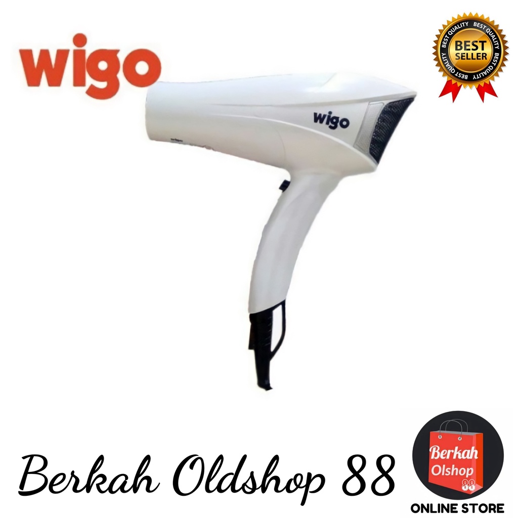 Berkah Oldshop 88 - Wigo W-810/811 Hair Dryer Besar Hot and Cool Pengering Rambut Salon 900 WAT