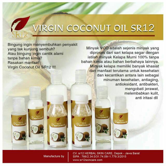 Virgin Coconut Oil Vco Indonesia