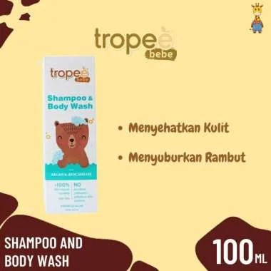 Tropee Bebe Shampoo&amp; Body Wash 100ml