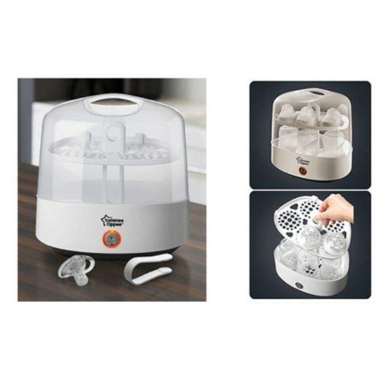 Tommee Tippee Electric Steam Steriliser 1069 - Sterilisasi Uap Listrik untuk Botol & Aksesori Bayi
