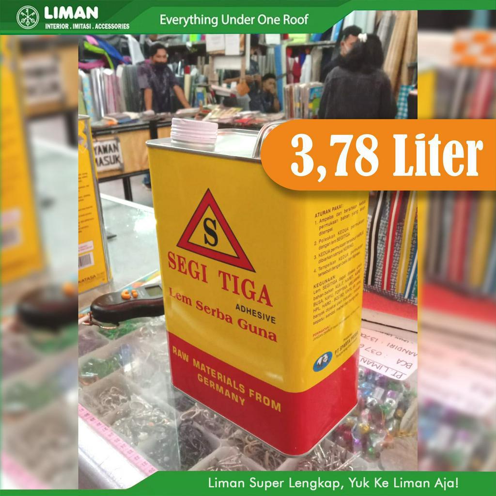 Lem Sepatu super kuat / Lem Segitiga 3,78 Liter / Lem Segitiga Galon