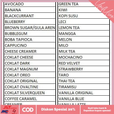 

⭐COD⭐ RED VELVET / Premix / bubuk minuman / powder drink / 1kg / frezzo