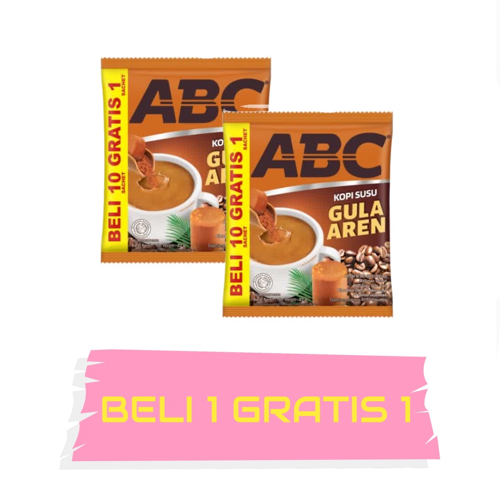 

MURAH LEBAY...!!! KOPI ABC GULA AREN BELI 1 GRATIS 1