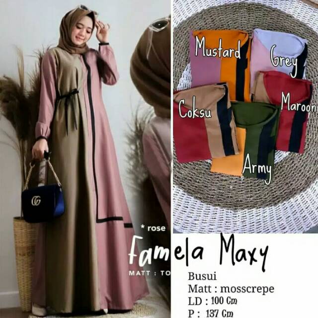 DRESS FAMALE MAXY/ORI SPASSY/GAMIS BUSUI