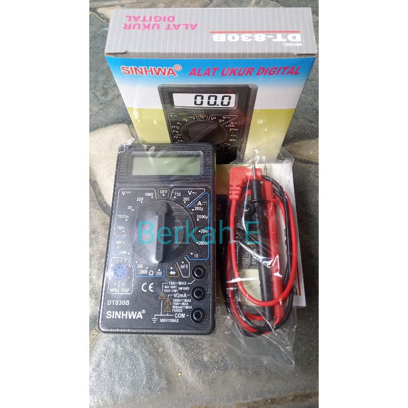 Avometer SINHWA DT-830B Alat Ukur Digital