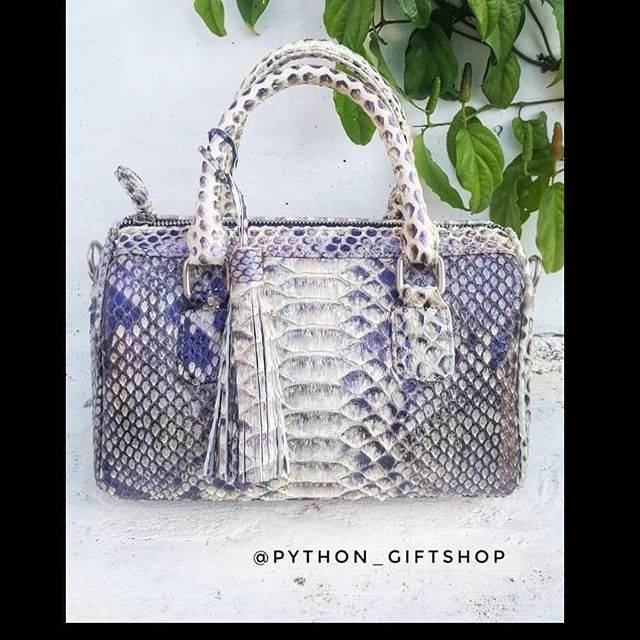 PYTHONGIFTSHOP TAS SPEEDY KULIT ULAR PYTHON