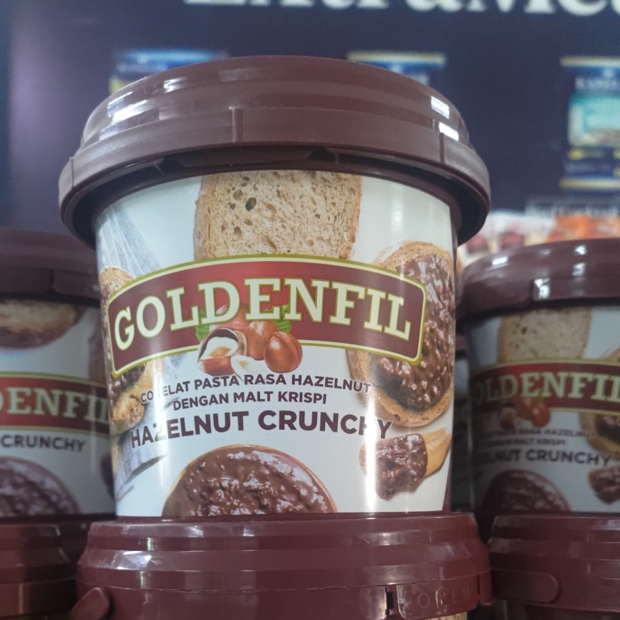 

Goldenfil hazelnut crunchy selai 1kg
