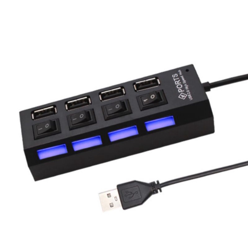 USB hub 4 port / colokan USB 4 port / saklar USB 4 titik