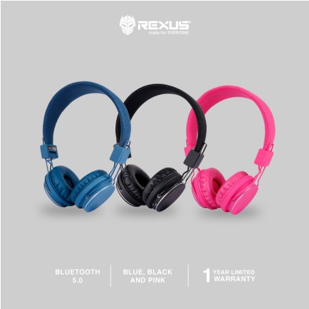 Headset Wireless Gaming Bluetooth Rexus X1 PRO Stylish Bass Original  Premium Metal Garansi 1 Tahun