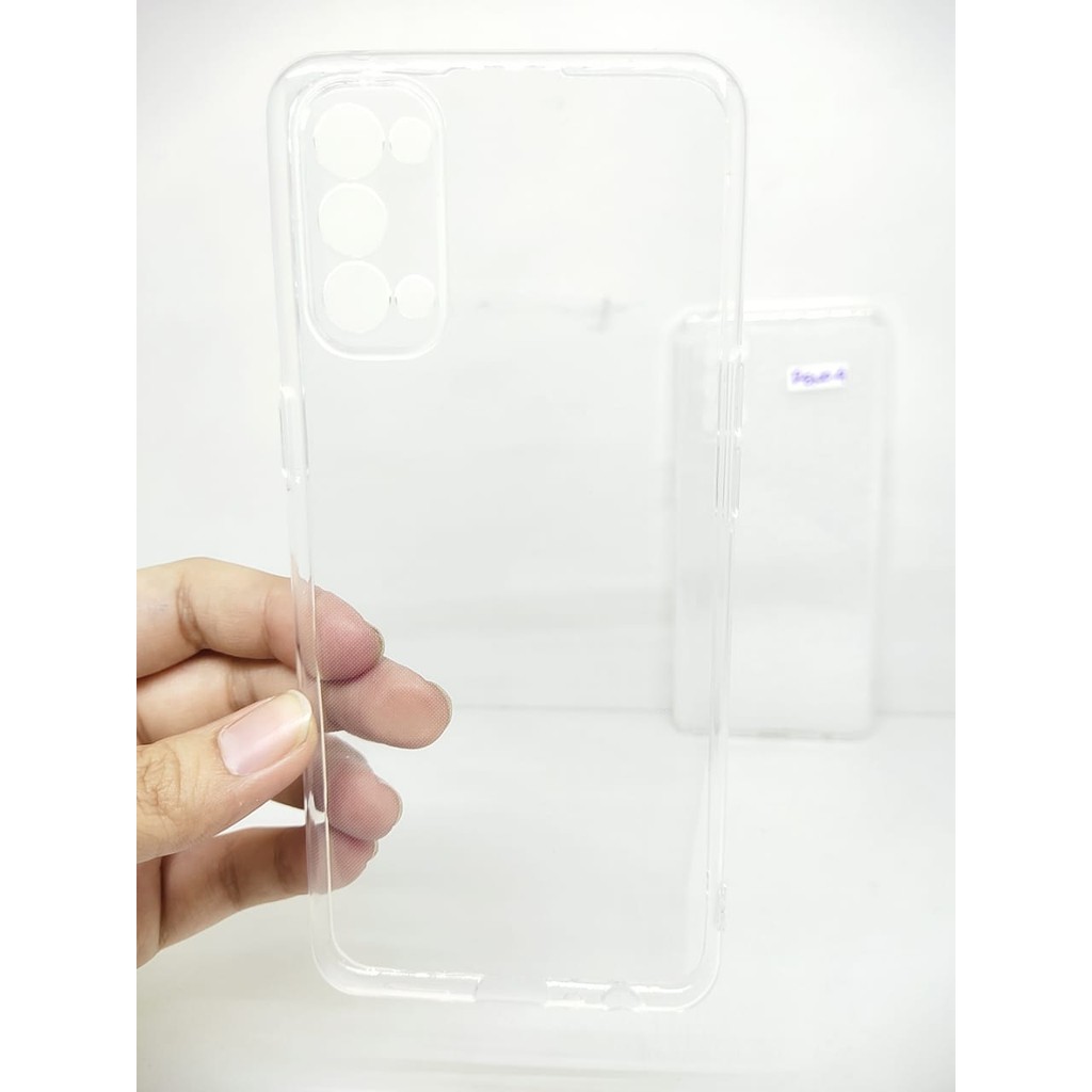 Soft Case Clear HD with Protector Camera Oppo RENO 4 Indo 6.4 inchi TPU Silicon Transparan