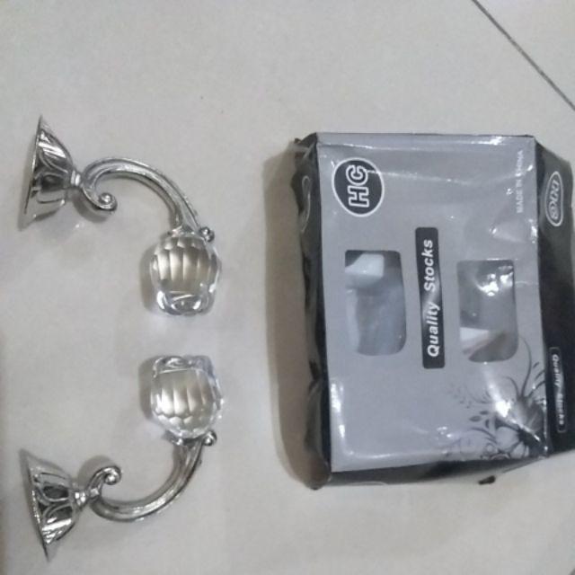 Hook/cantolan Untuk Pengait Tali Gorden Korden Motif Kristal Elegan & Mewah - Promo