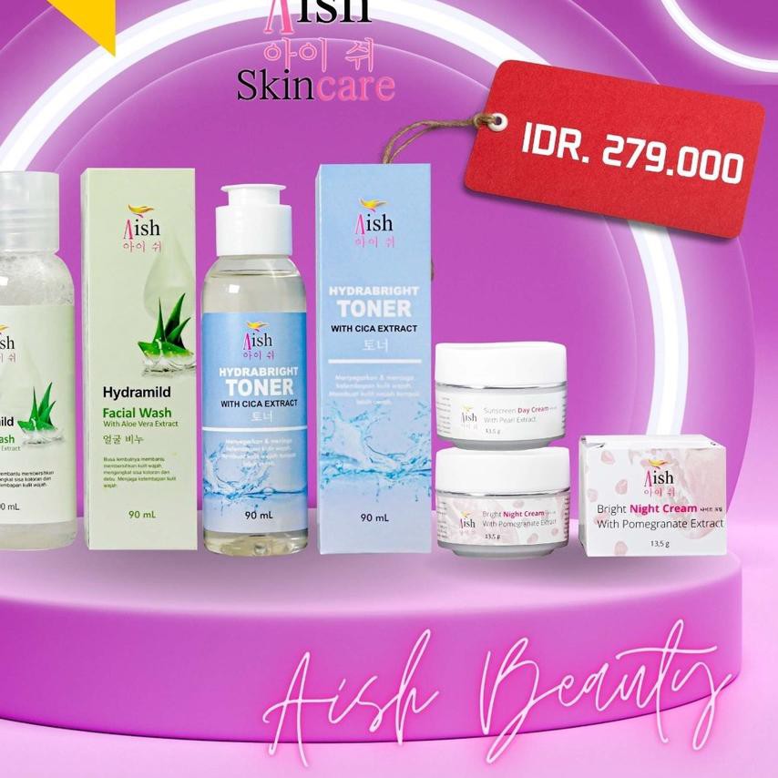 ✶ AISH BEAUTY PAKET KOMPLIT / AISH SKINCARE / AISH BEAUTY SKINCARE / SKINCARE AISH/ PAKET LENGKAP AI