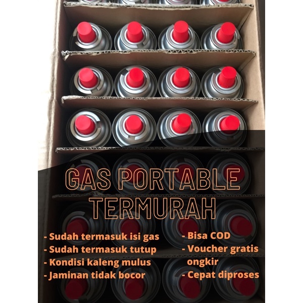 (Murah) Gas portable / gas kaleng dll bisa COD