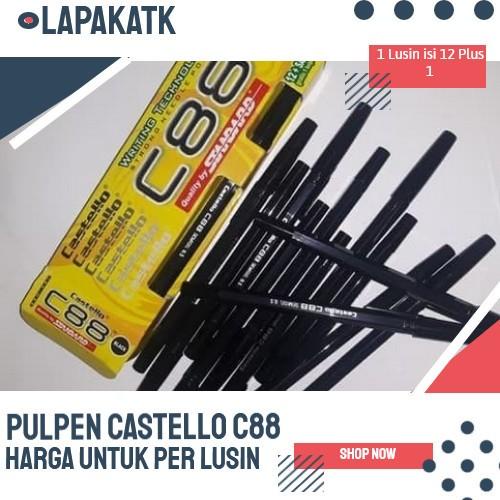 

Pulpen Standard Murah / Pen Standart Castello C88 ( Lusin )