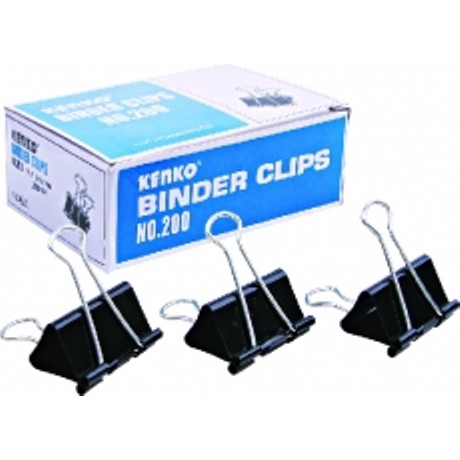 

Kenko Binder Clips No 200 - Clip Penjepit Kertas - Klip