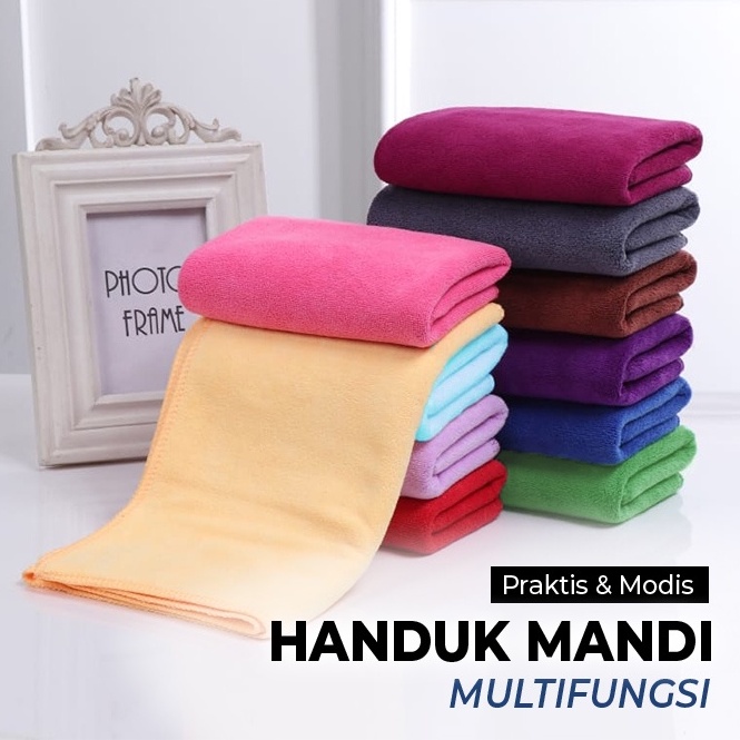 Handuk 35x75cm/ Handuk Mandi Handuk / Handuk Mandi Dewasa Dan Anak 70cm x140cm / Handuk Mandi Dewasa Tebal Polos Terlaris Termurah  (H6)