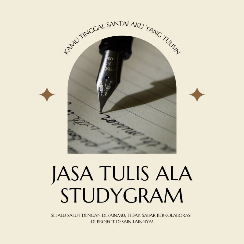 

Jasa Tulis Ala Studygram | pt. 1 Harga sdh update!