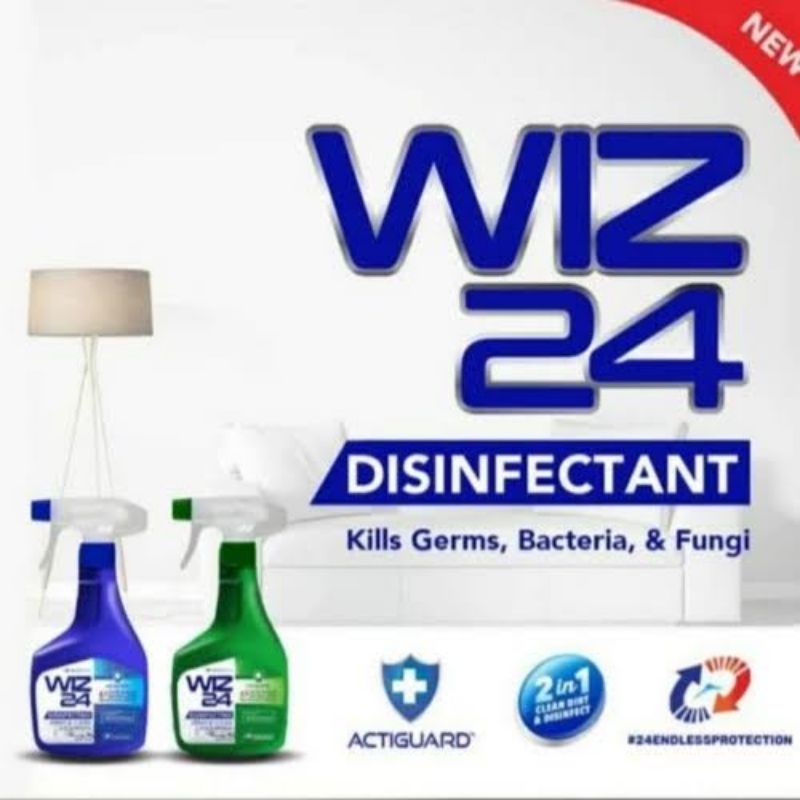 Wiz24 Desinfektan Spray 450ml - Wiz 24 Desinfectan Spray