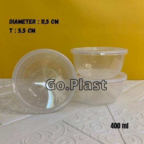 THINWALL BOWL 400 ML / MANGKOK PLASTIK 400 ML isi 12pcs